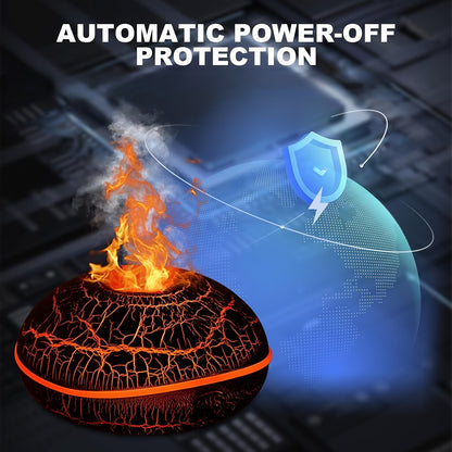 BABIQT Soundwave Humidifier - Flame Effect 7-Color Aroma Diffuser