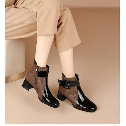 Women's Chunky Heel Ankle Boots