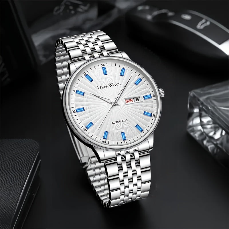 DNERWATCH Stainless Steel Mechanical Watch - Sapphire Crystal Automatic