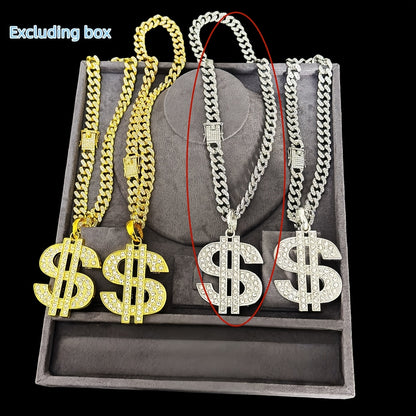 Men's Heavy-Duty Dollar Sign Necklace