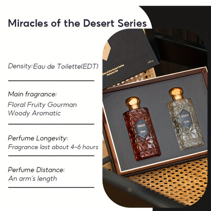 Sefralls Miracles Desert Series Perfume Set 100ml*2pcs - Gift Box