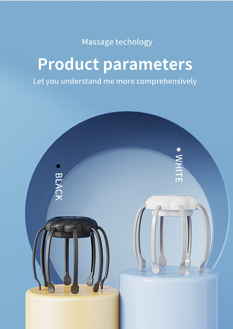 OctoRelax™ Electric Scalp Massager for Deep Stress Relief