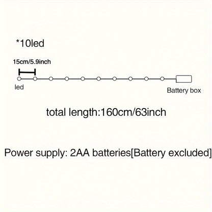 Gleaming LED Christmas String Lights – Santa, Snowman & More