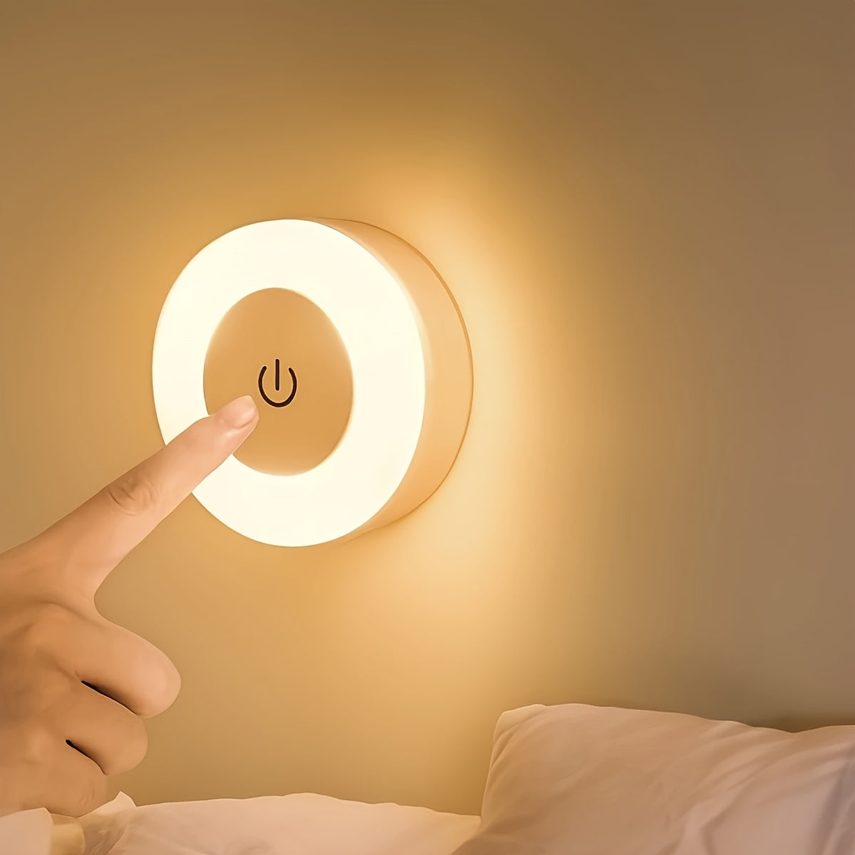Lampe LED CozyGlow à détecteur de mouvement – ​​Lumière chaude et blanche pour la maison