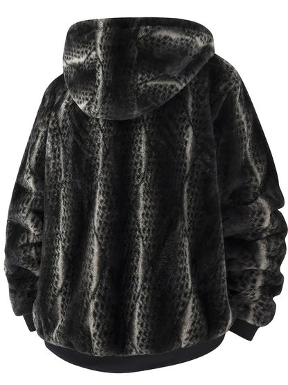 Men's Solid Hooded Jacket - Windproof & Warm