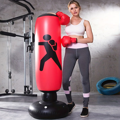 Inflatable Boxing Bag, Boxing Stand Suitable For Karate Taekwondo