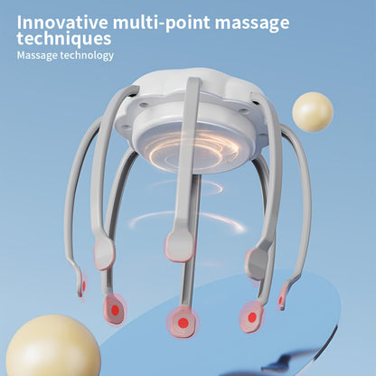 OctoRelax™ Electric Scalp Massager for Deep Stress Relief