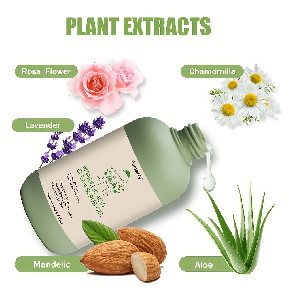 Fumorry 1-Pack AHA Exfoliating Gel - Aloe Rose Chamomile Unisex