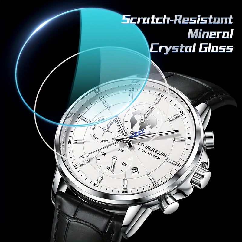 Men's Automatic Mechanical Watch - Premium Hollow Dial Vintage