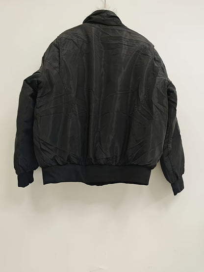 Men'S High-End Hooded Coat with Fur Collar, Thick And Warm.