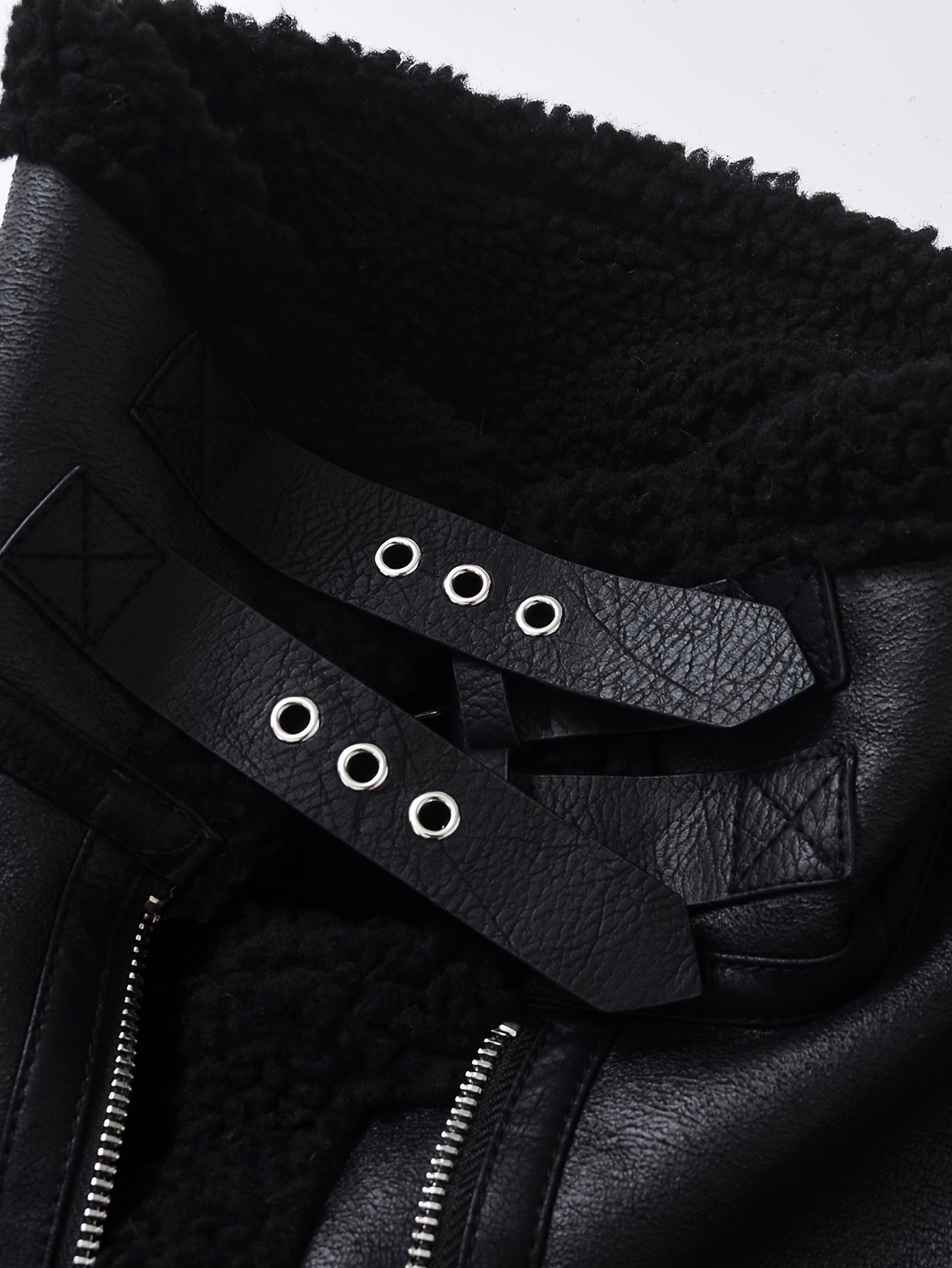 Women's Vintage Jacket - Belted Waist Zipper Cropped