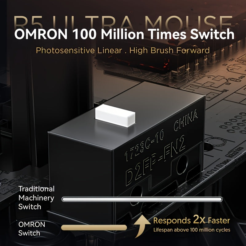 ATTACK SHARK R5Ultra-lightweight 8K wireless Mouse - 42000 DPI