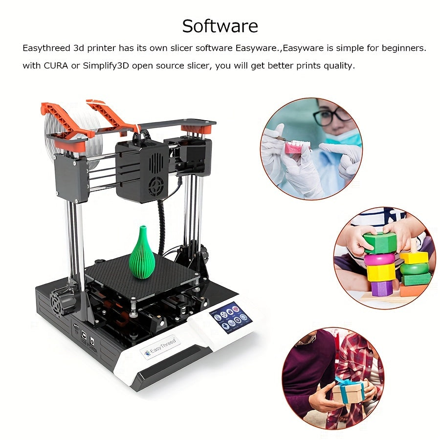 EasyThreed K6 3D Printer - Touch Screen Low Noise