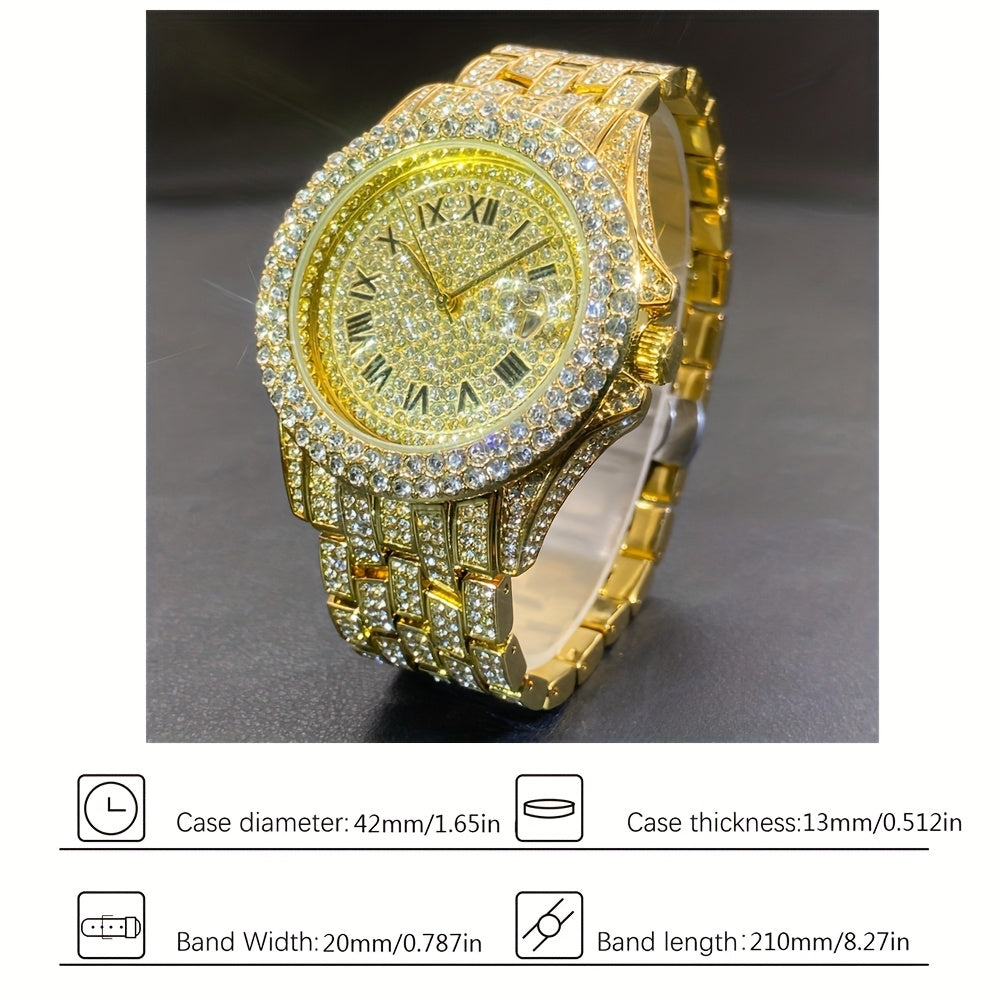 MISSFOX Rhinestone Quartz Watch - Sparkling Ice Watch