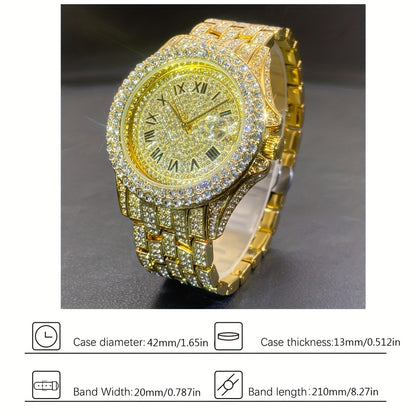 MISSFOX Rhinestone Quartz Watch - Sparkling Ice Watch
