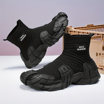 Men's Slip-On Sock Sneakers - Breathable Casual Hiking Shoes