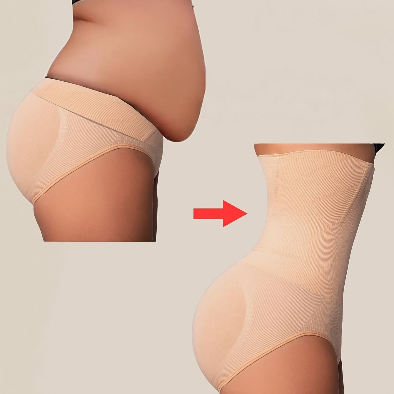 High-Waisted Shaping Panties Women - Lift & Slim Waist Nylon