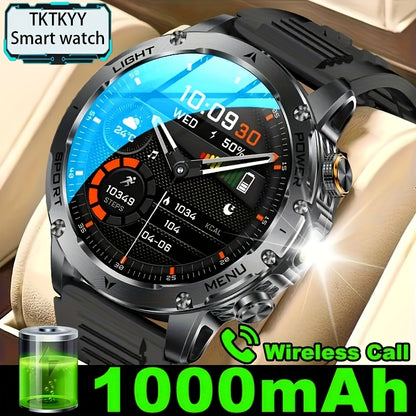 TKTKYY Smart Men's Watch AK87 - 4.32cm Touch 1000mAh IPX8