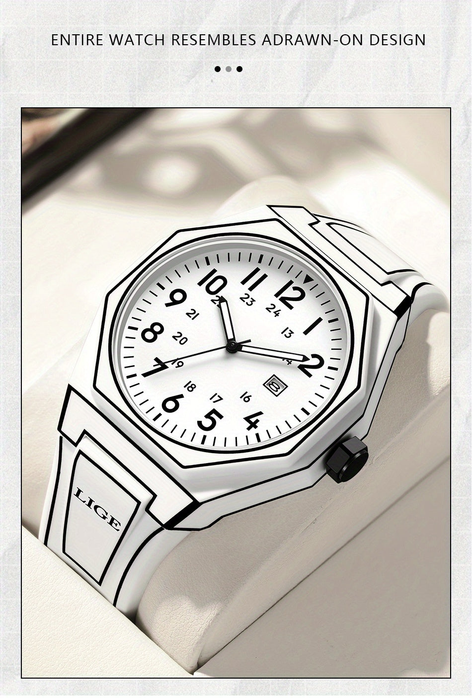 LIGE Cartoon Watch