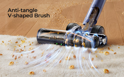 Laresar V11 Cordless Vacuum 650W 90Min - 46KPa 6-in-1 Touch Display