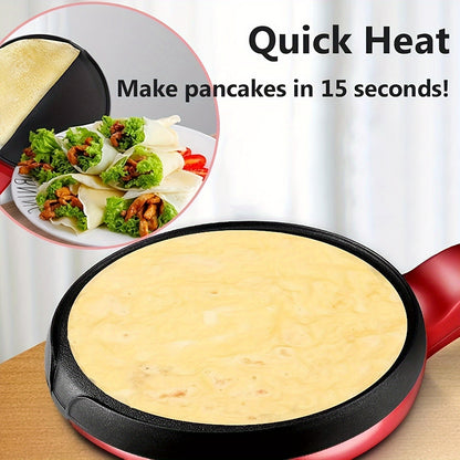 Pancake Maker 600W - Non-Stick Electric Baking Tray