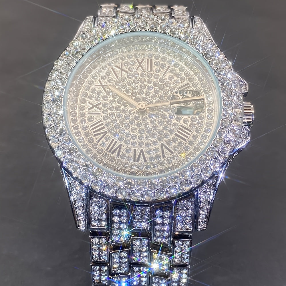 MISSFOX Rhinestone Quartz Watch - Sparkling Ice Watch