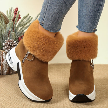 Women's Autumn/Winter Fuzzy Boots