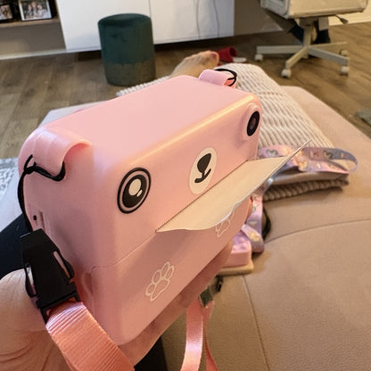 Mini Thermal Instant Printing Camera - 1300mAh 3 Rolls Paper