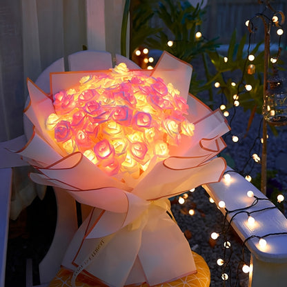 LED Rose Flower String Lights