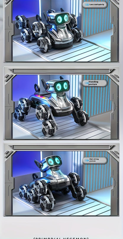 MechaPaw All-Terrain Robot Dog - 8-Wheel Remote Control Mechanical