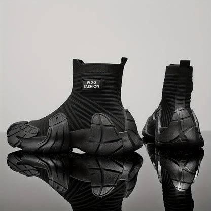 Men's Slip-On Sock Sneakers - Breathable Casual Hiking Shoes