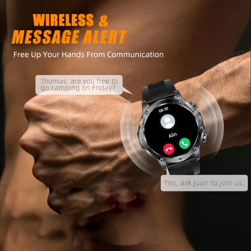 TKTKYY Smart Men's Watch AK87 - 4.32cm Touch 1000mAh IPX8