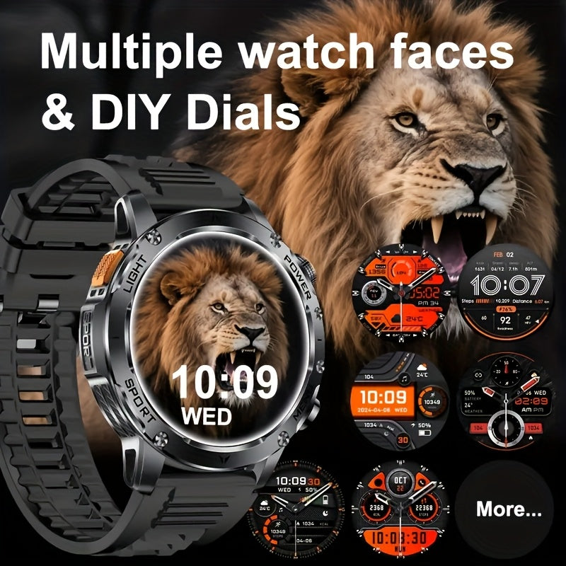 TKTKYY Smart Men's Watch AK87 - 4.32cm Touch 1000mAh IPX8