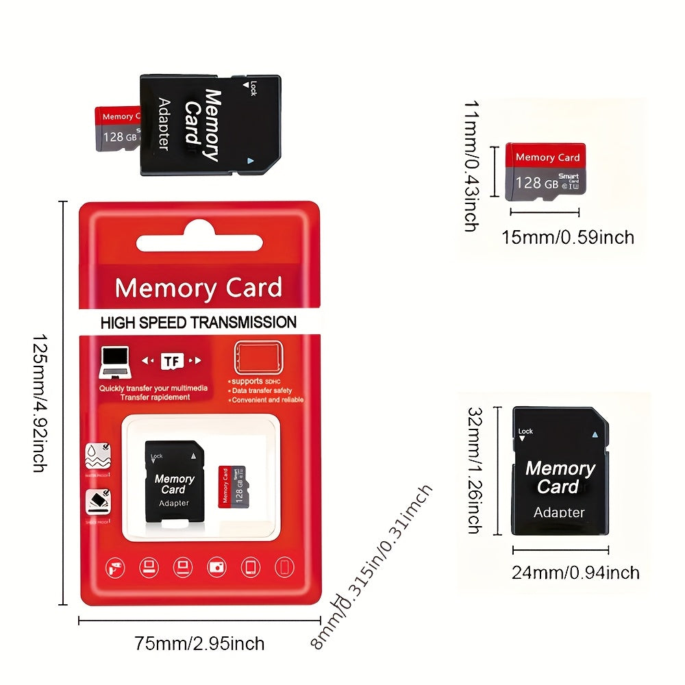 HASMEMORY TF Card - High-Speed U3 Mini SD 512MB-128GB