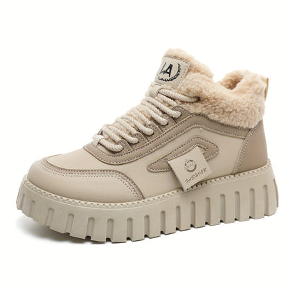 LYKU Women's Plush Lined Winter Sport Boots
