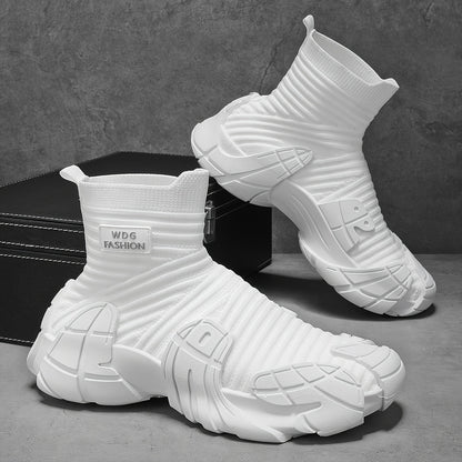 Men's Slip-On Sock Sneakers - Breathable Casual Hiking Shoes