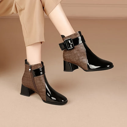 Women's Chunky Heel Ankle Boots