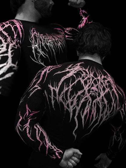 Men's Compression Long Sleeve Fitness Shirt - Muscle Fit