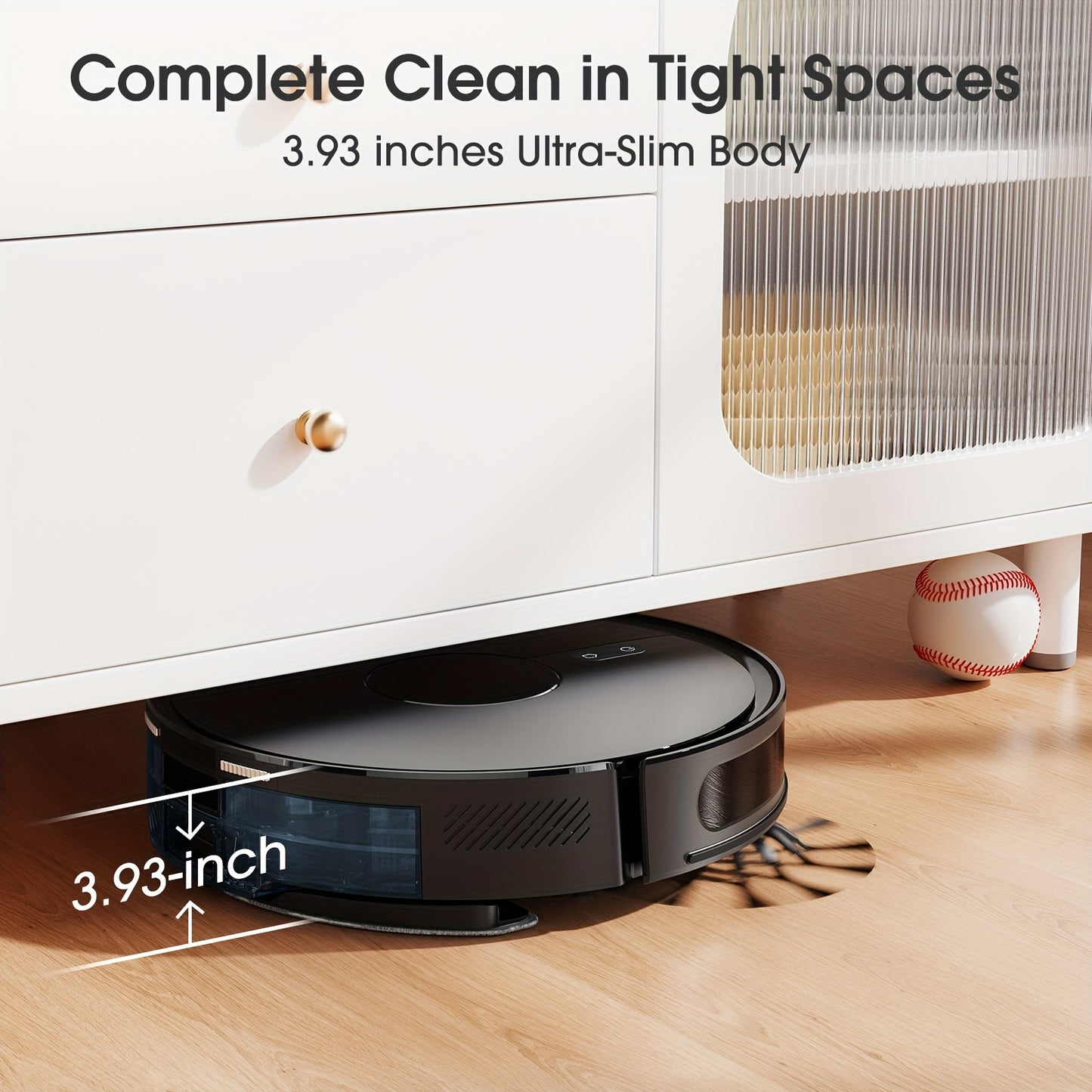 Lubluelu B40 Robot Vacuum Cleaner - 3 in 1 Mop 6500Pa