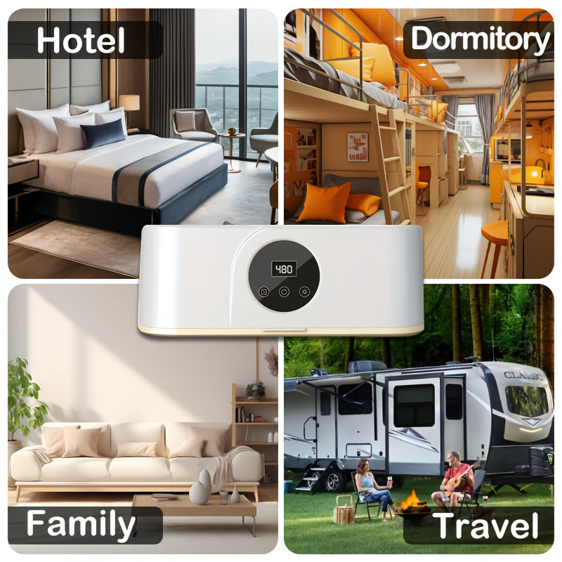 Upgraded Portable Plug-in Dryer - Timed Mini Compact with Bag