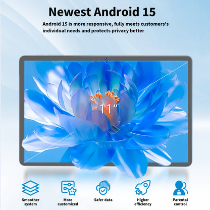 QDDQ Android 15 Tablet 11" - 24GB RAM 256GB 8000mAh Dual Camera