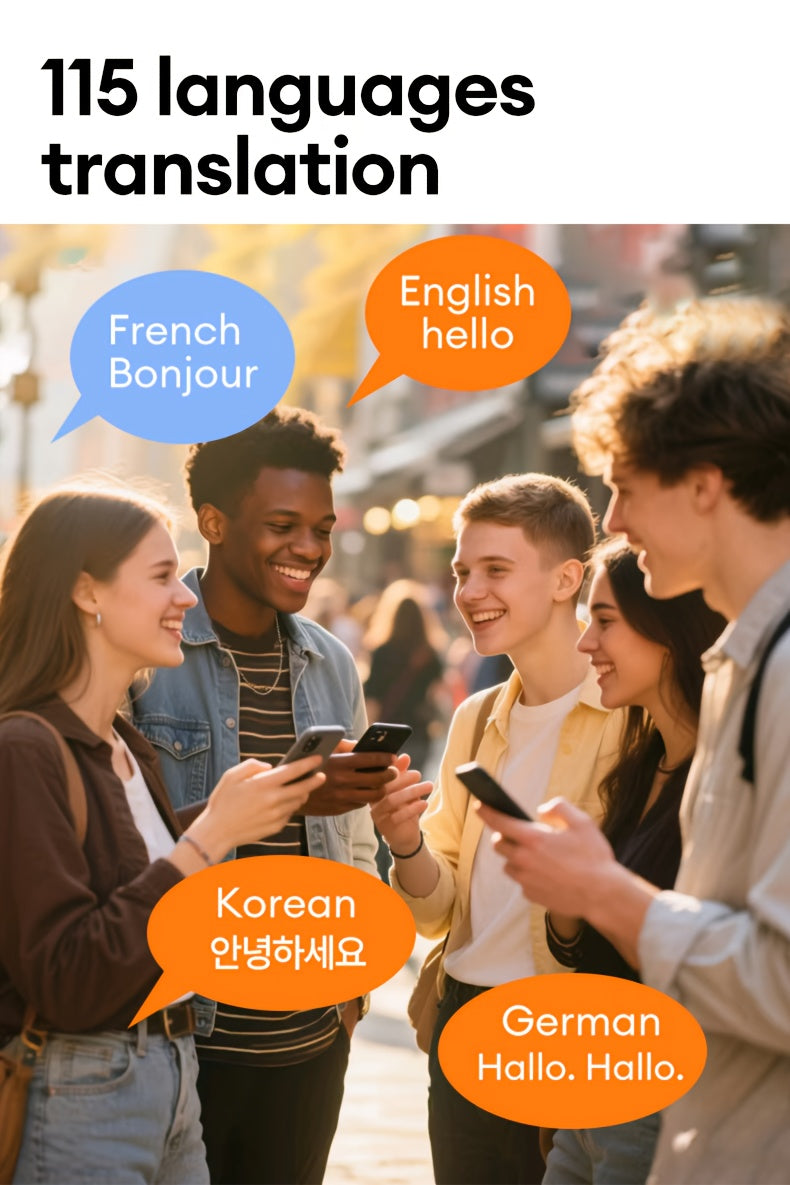 HYUNDAI HY-X1 PRO Multilingual Translator Headset - Smart AI Chat Assistant