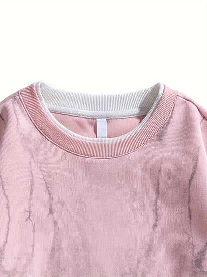 Men's Tie-Dye Sweatshirt - Round Neck Pullover