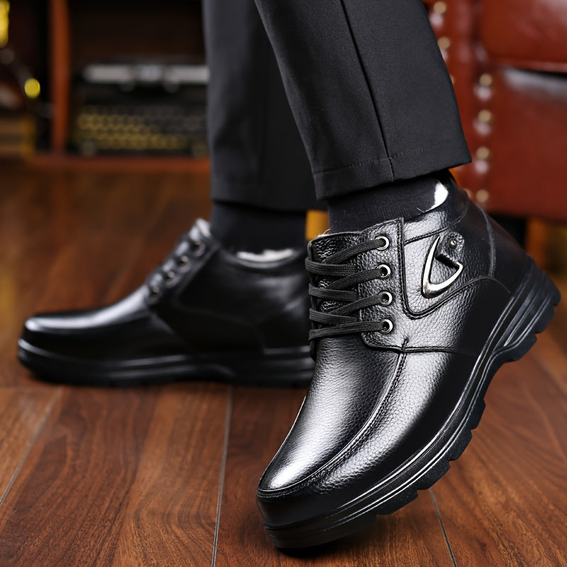 Men's Genuine Leather Winter Boots