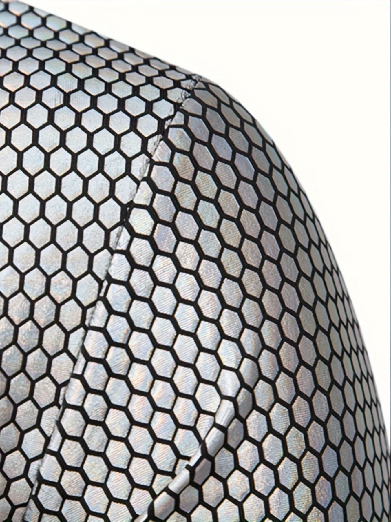 Men's 70s Disco Outfit - Diamond Foil Print Button-Up Shirt