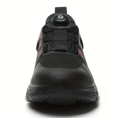 AMAWEI Women's Steel Toe Work Boots - Slip-Resistant Safety