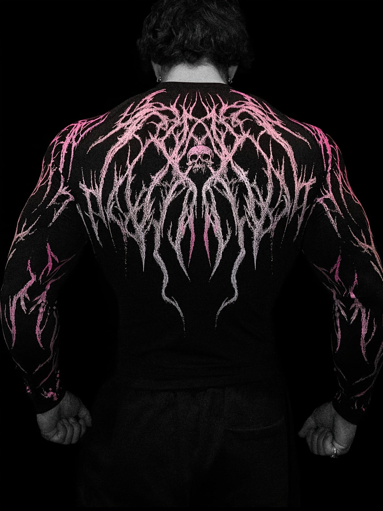 Men's Compression Long Sleeve Fitness Shirt - Muscle Fit