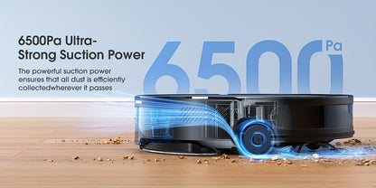 Lubluelu B40 Robot Vacuum Cleaner - 3 in 1 Mop 6500Pa