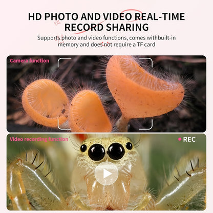 RIVGOT Kinder-Handmikroskop – 2 MP, 2" IPS-Digitaldisplay