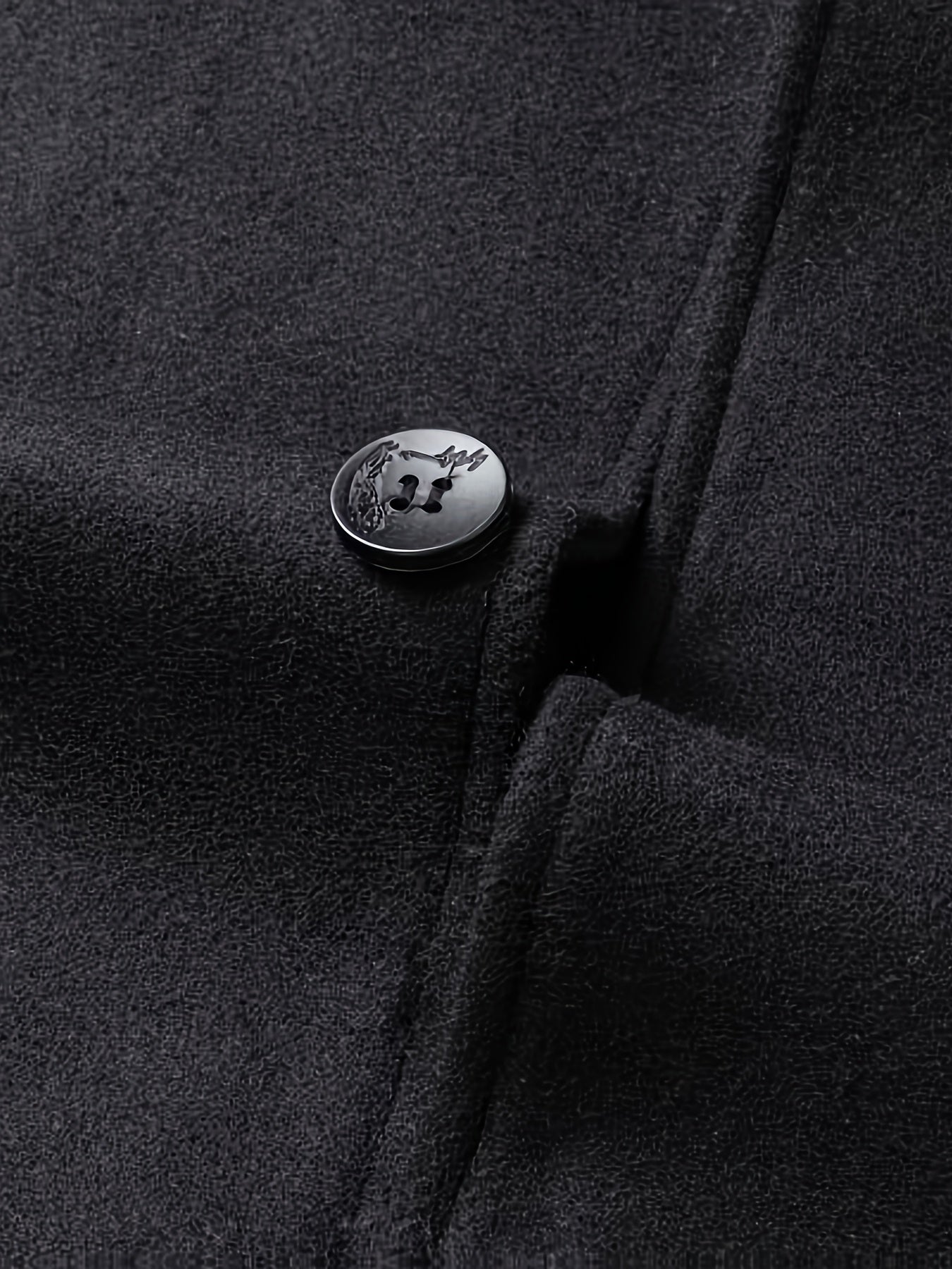 Men's Autumn Winter Thickened Tweed Jacket - Detachable Scarf